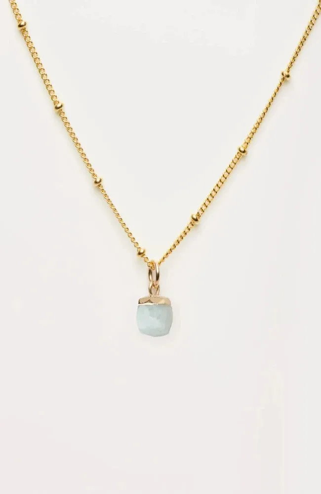 Aquamarine Pendant Necklace