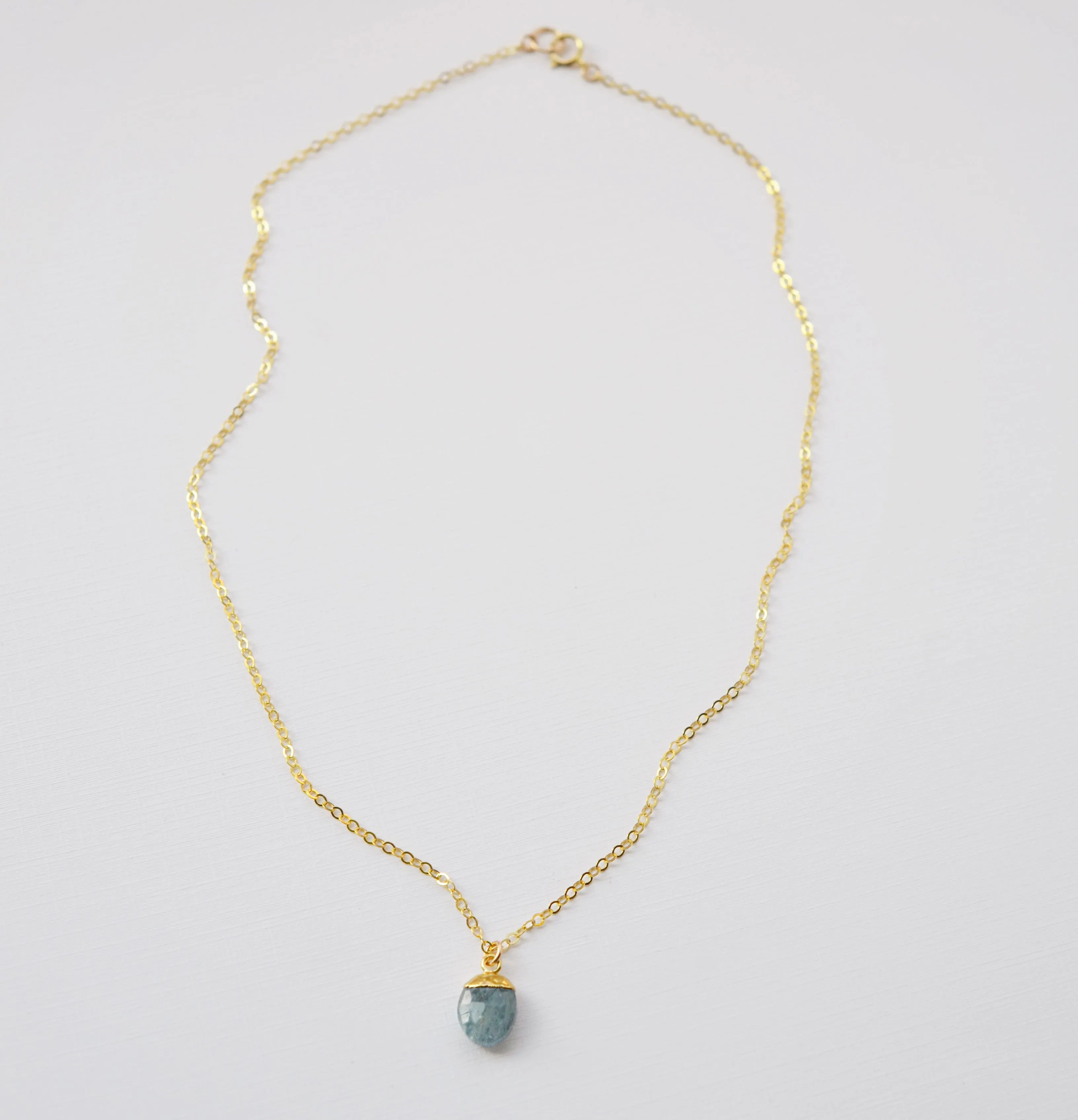 Aquamarine Pendant - Oval Collection