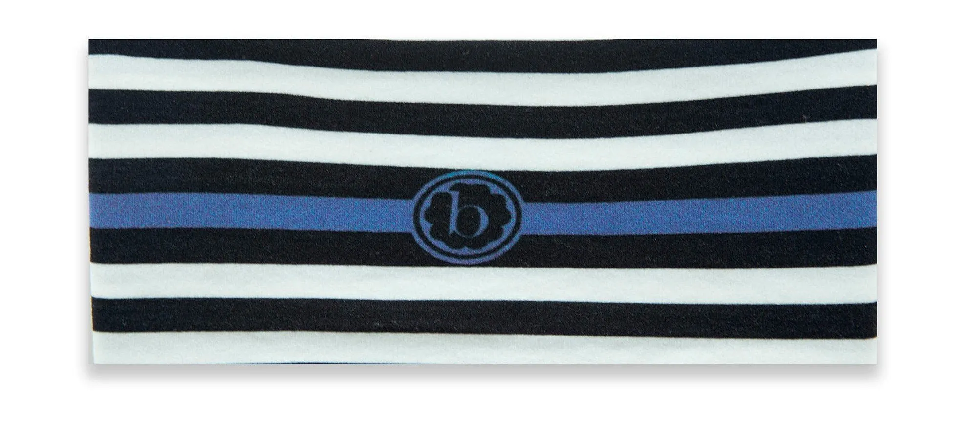 Baby Bling Blueline Printed Knot Headband