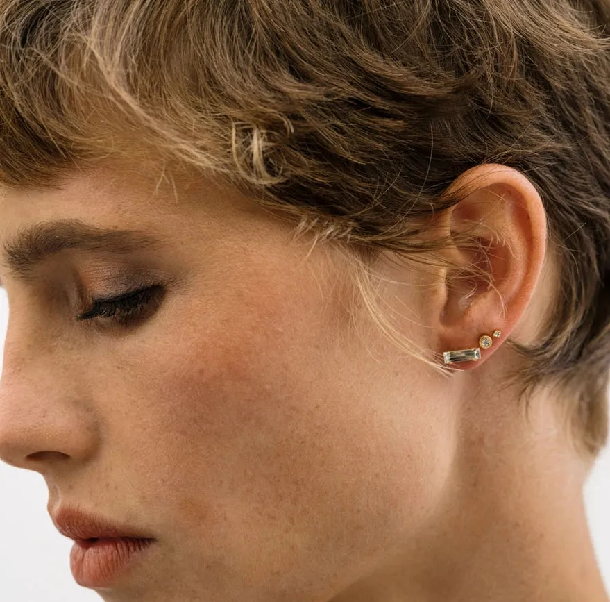 Baguette Stud Earrings