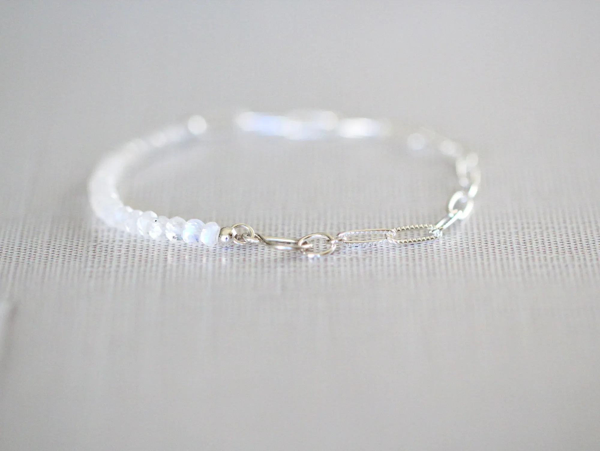 Cara Beaded Bracelet - Moonstone