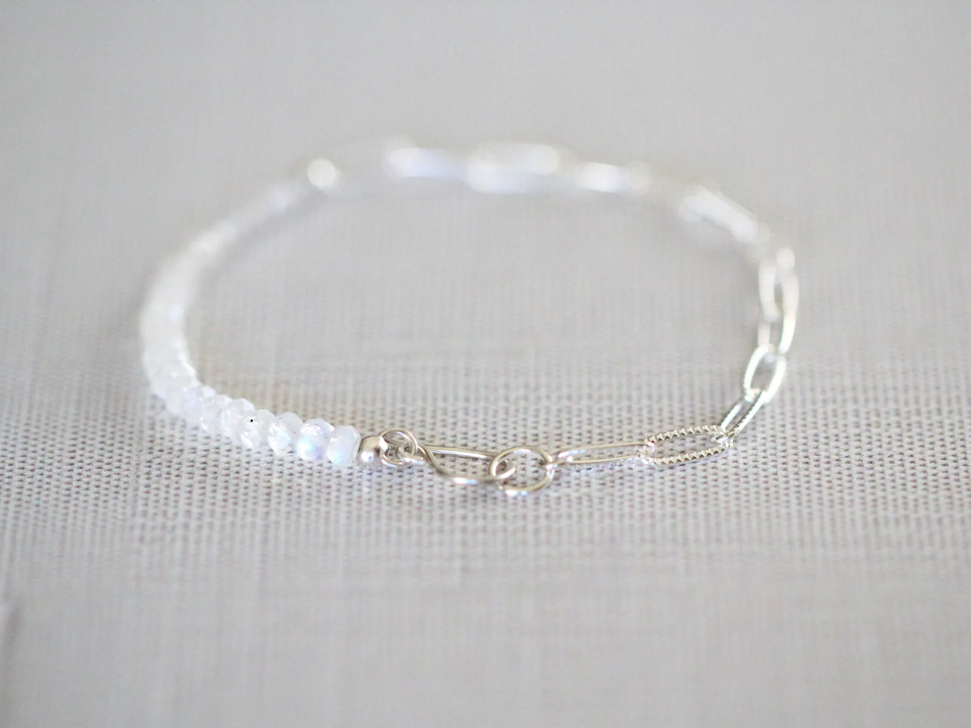 Cara Beaded Bracelet - Moonstone