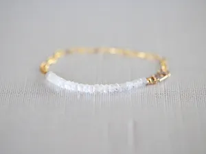 Cara Beaded Bracelet - Moonstone