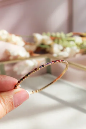 Colored ZIrcon Tiny Bracelet