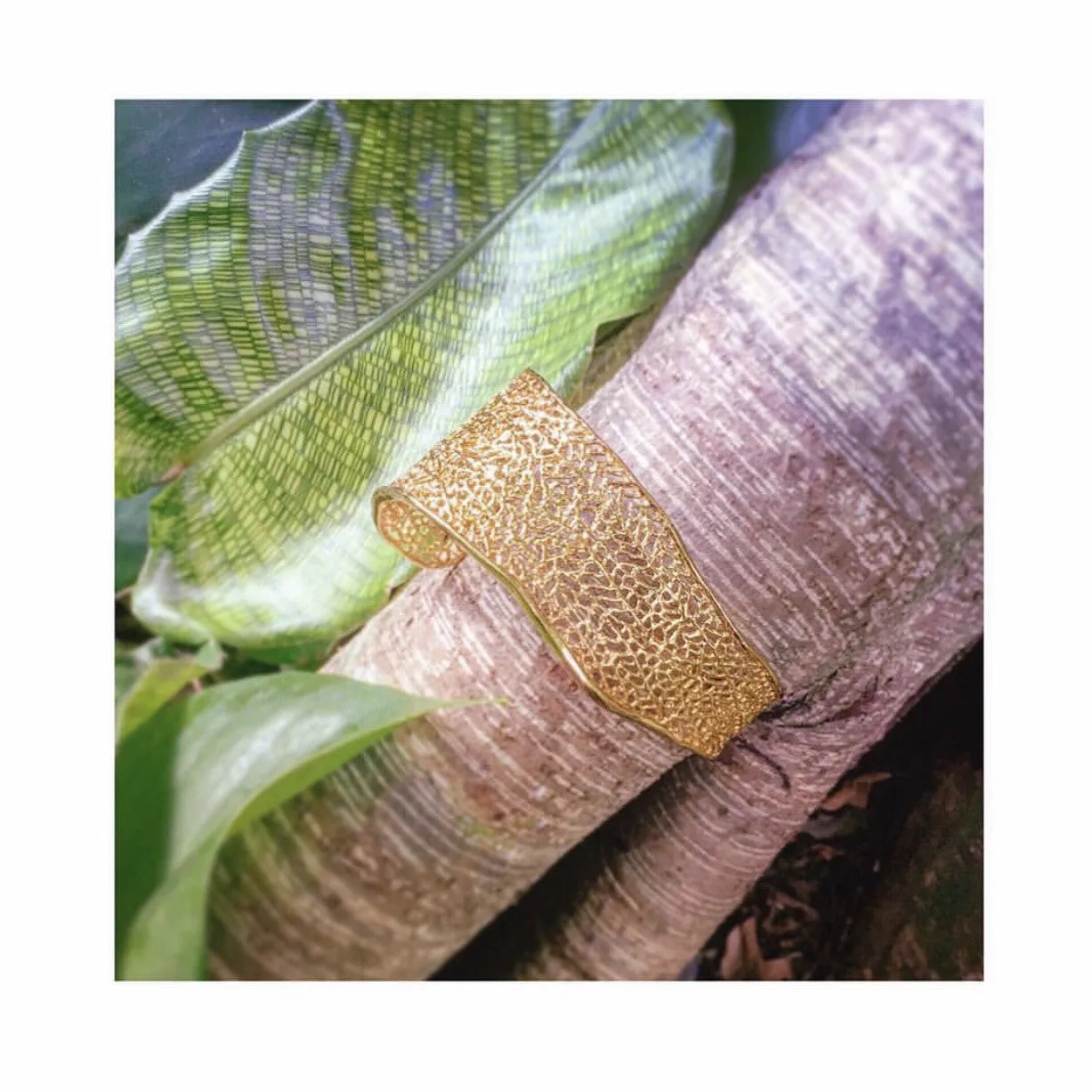 Coral Cuff Bracelet