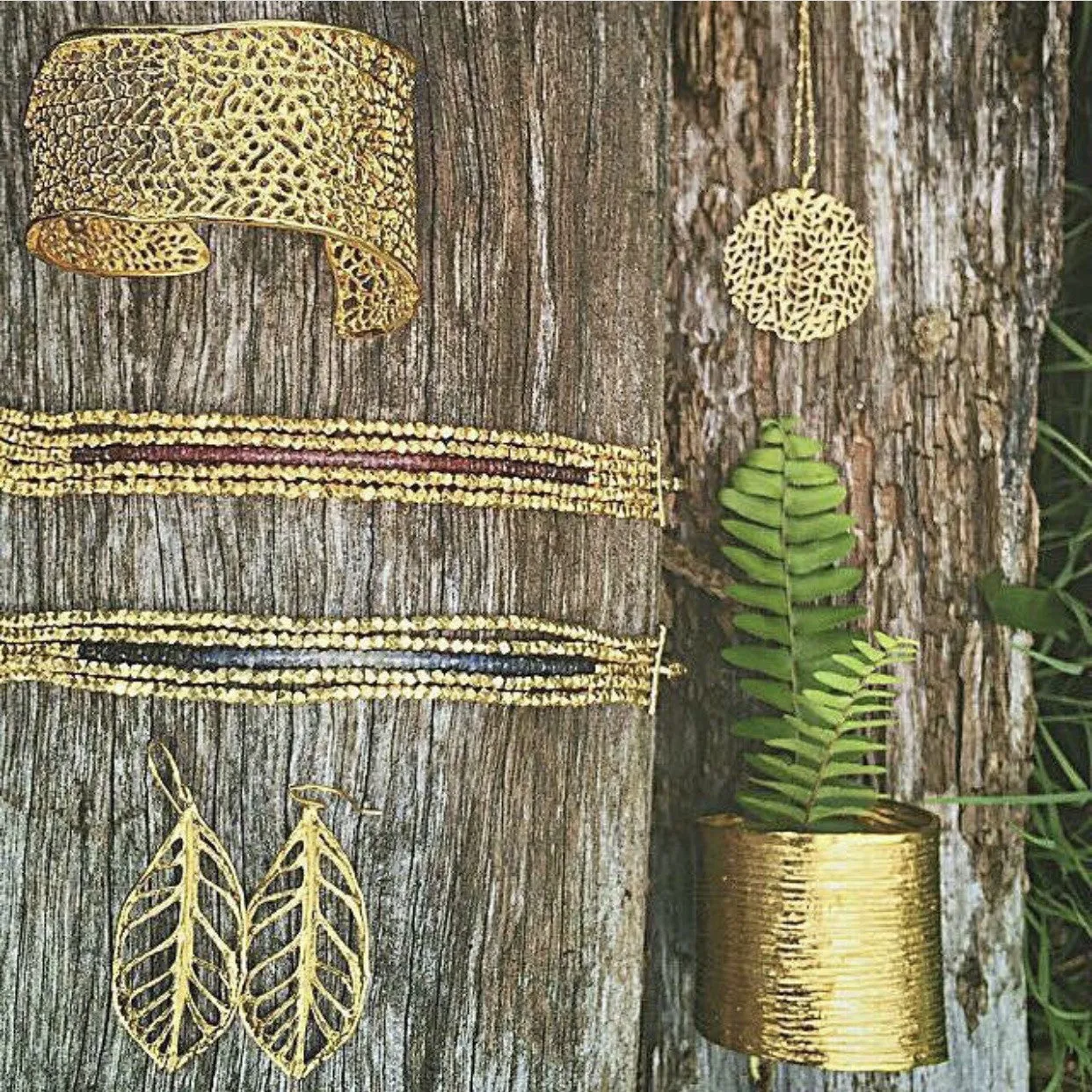 Coral Cuff Bracelet