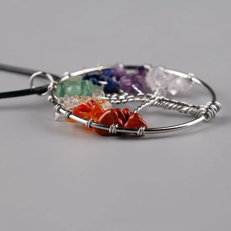 Crystal Tree of Life Necklace