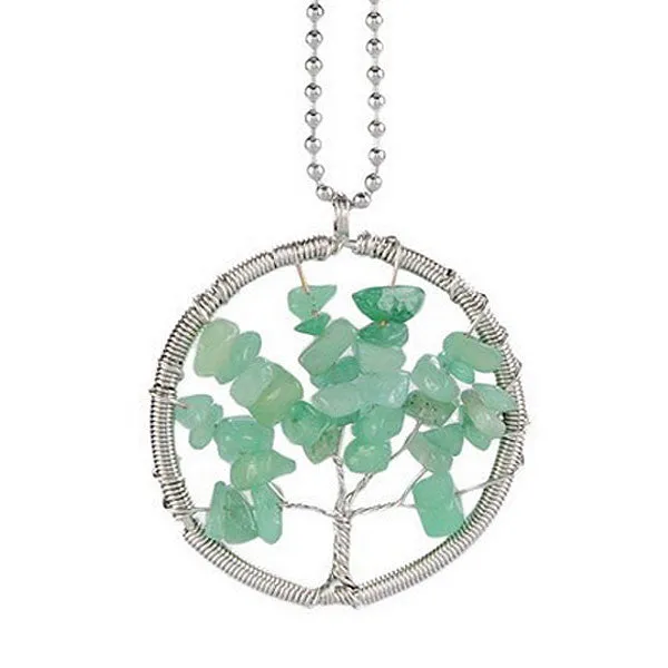 Crystal Tree of Life Necklace