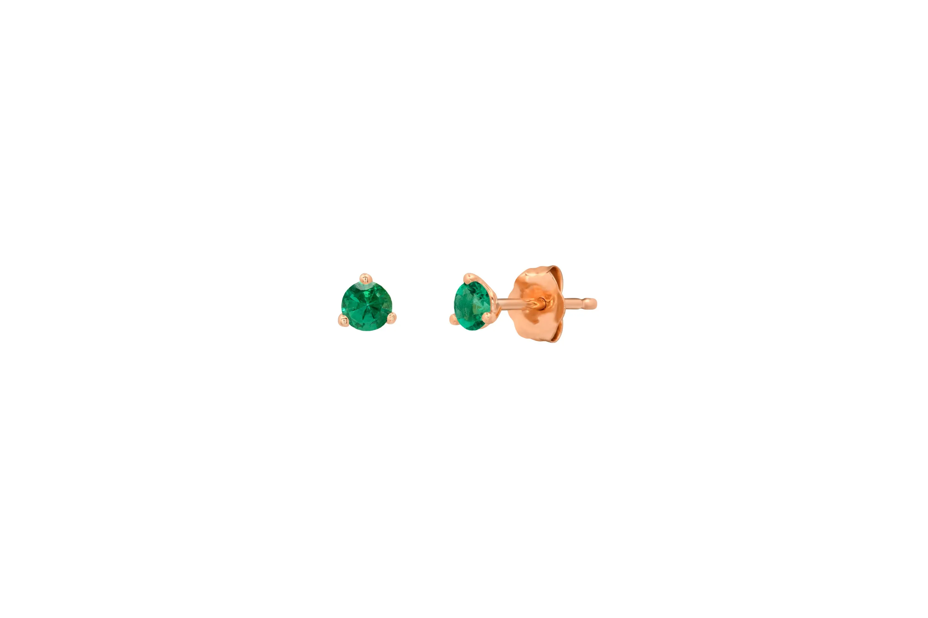Emerald Stud Earrings