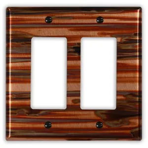 Enchantment Horizontal Copper - 2 Rocker Wallplate