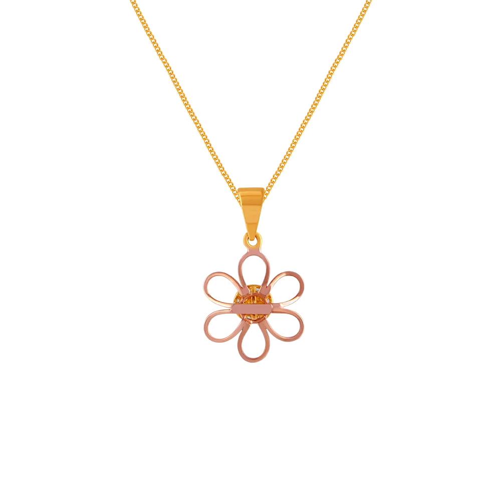 Floral Diamond Pendant