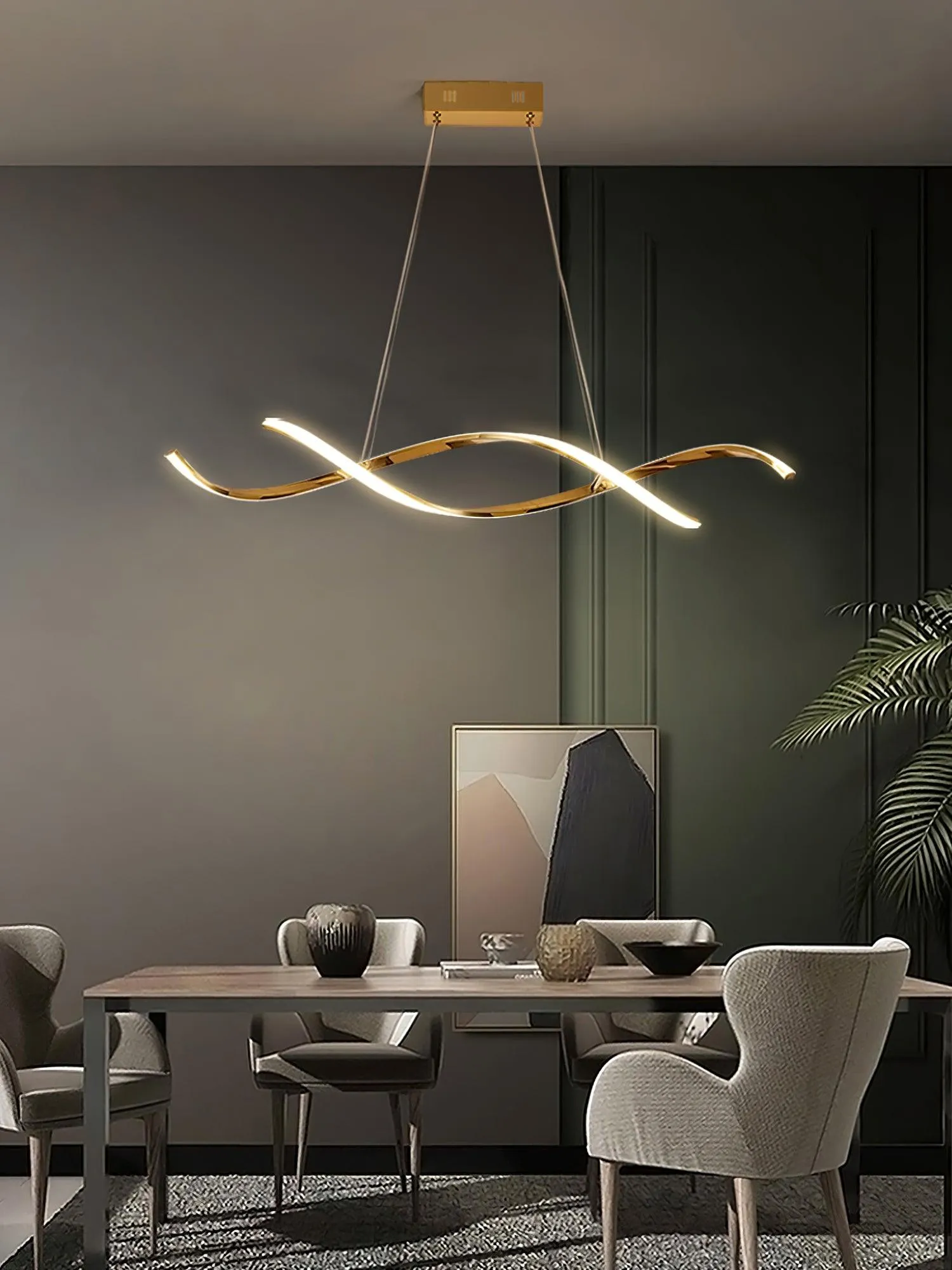 Gentle Waves Pendant Light
