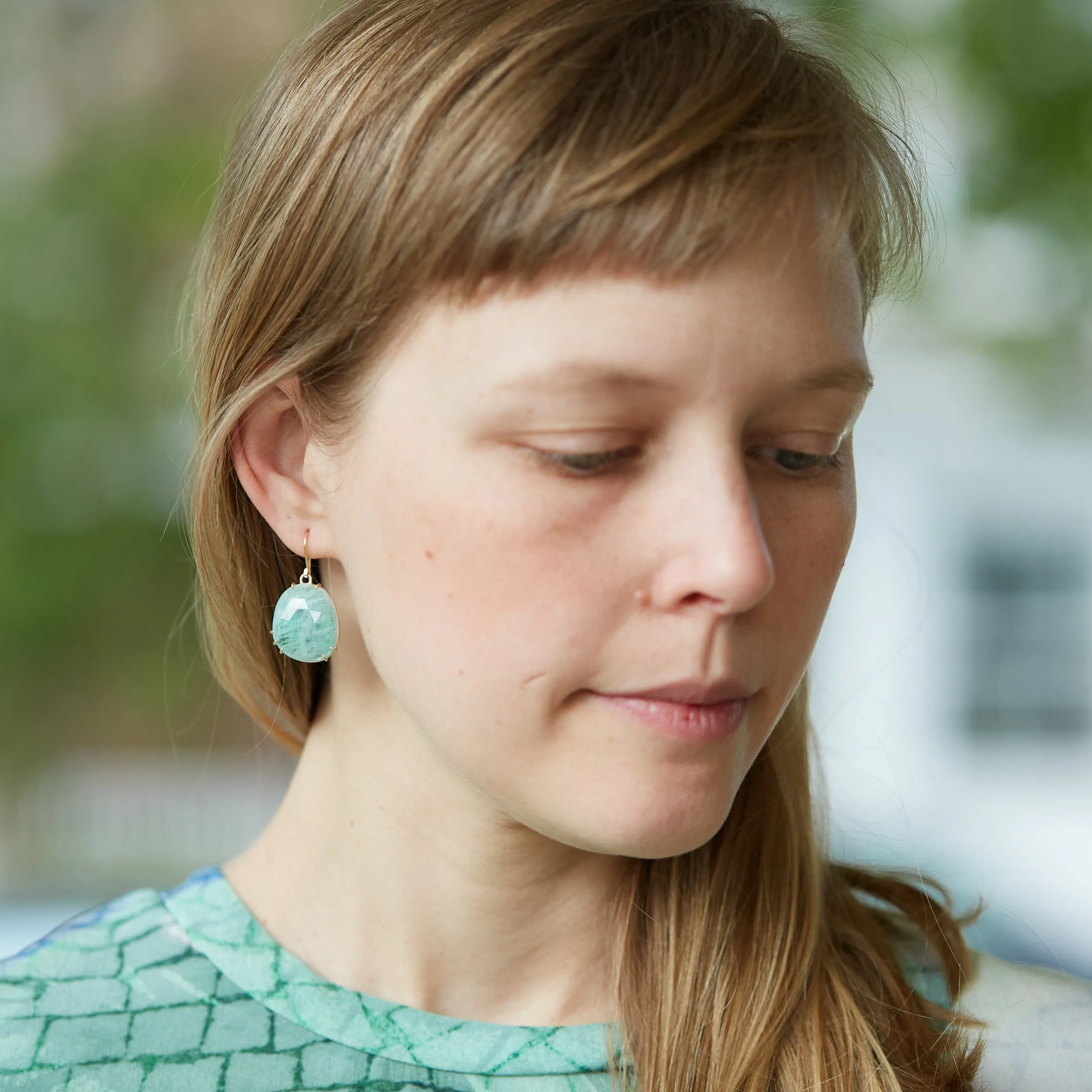 Grand Brume Emerald Vanity Earrings