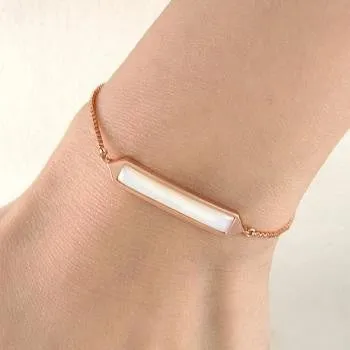 Handmade Rose Gold Plated On Silver Friendship Bracelet