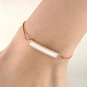 Handmade Rose Gold Plated On Silver Friendship Bracelet