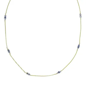 Iolite Grace Necklace - 9ct Gold