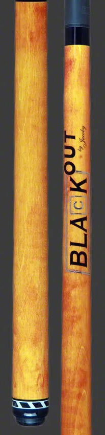 Jacoby BlaCkOut Orange No Wrap Break/Jump Cue - JACBKOUTOR