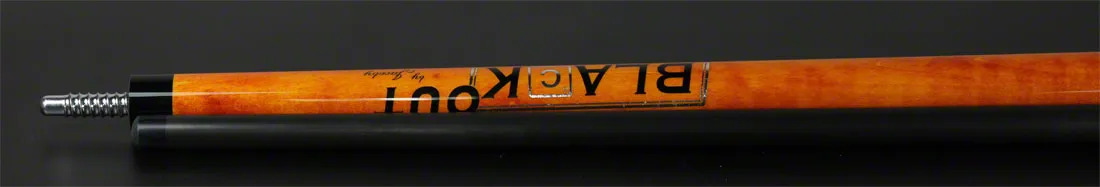 Jacoby BlaCkOut Orange No Wrap Break/Jump Cue - JACBKOUTOR