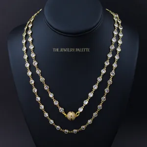 Kiara long single chain necklace