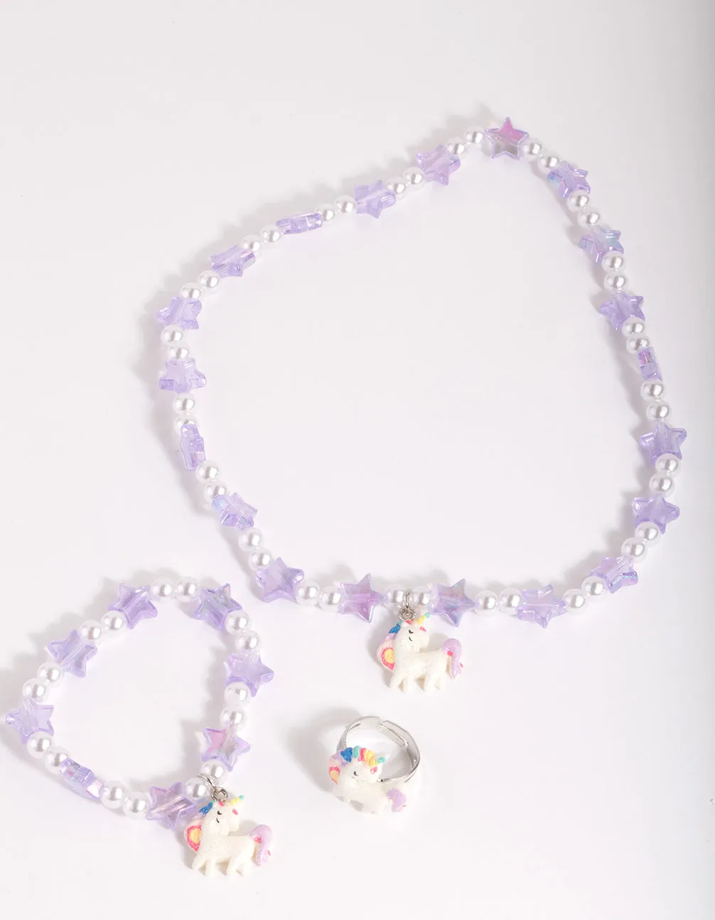 Kids Beads and Stars Unicorn Jewellery Pack