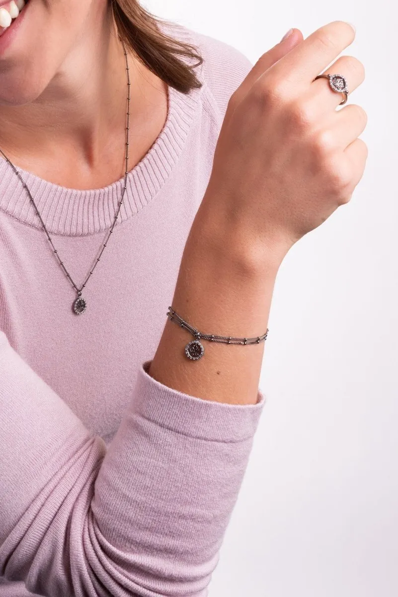 Layers of Perseverance Bracelet™ in White Zircon