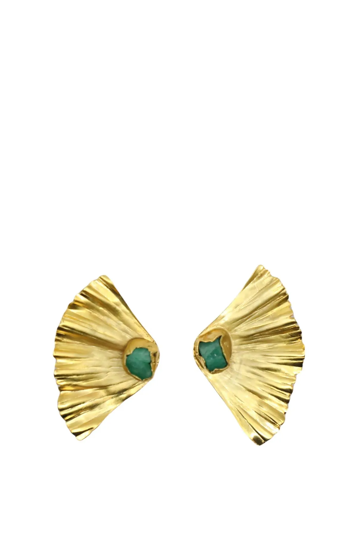 Leaf Emeralda Earrings