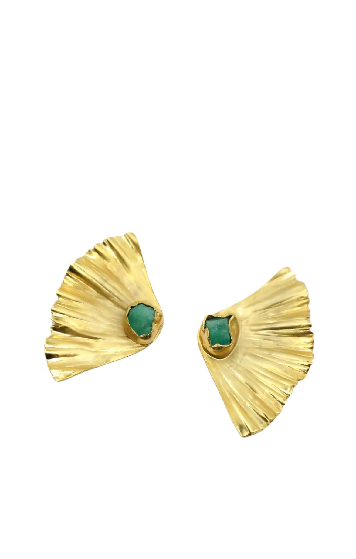 Leaf Emeralda Earrings