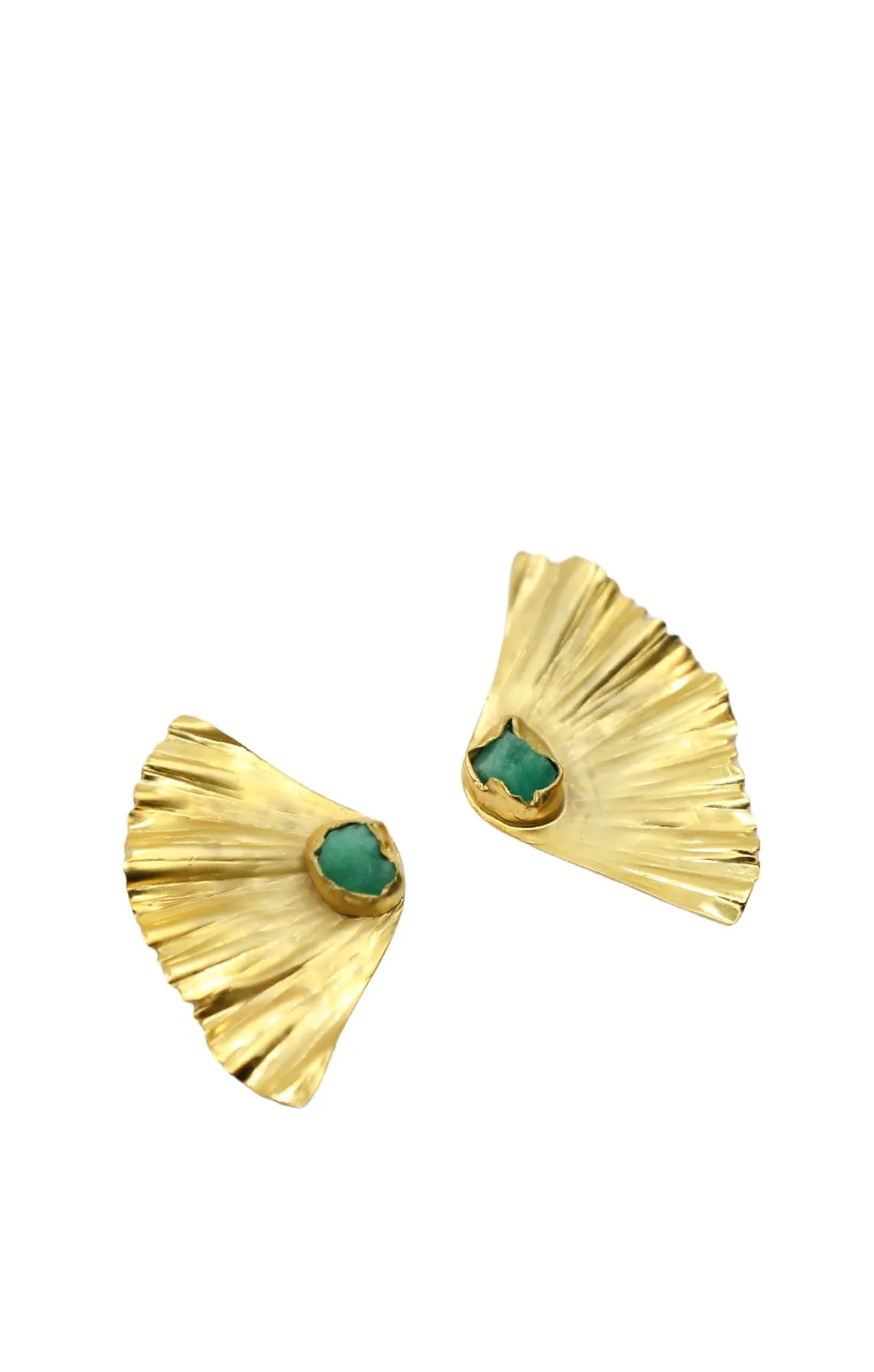 Leaf Emeralda Earrings