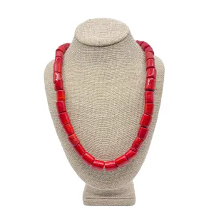 Long Coral Bead