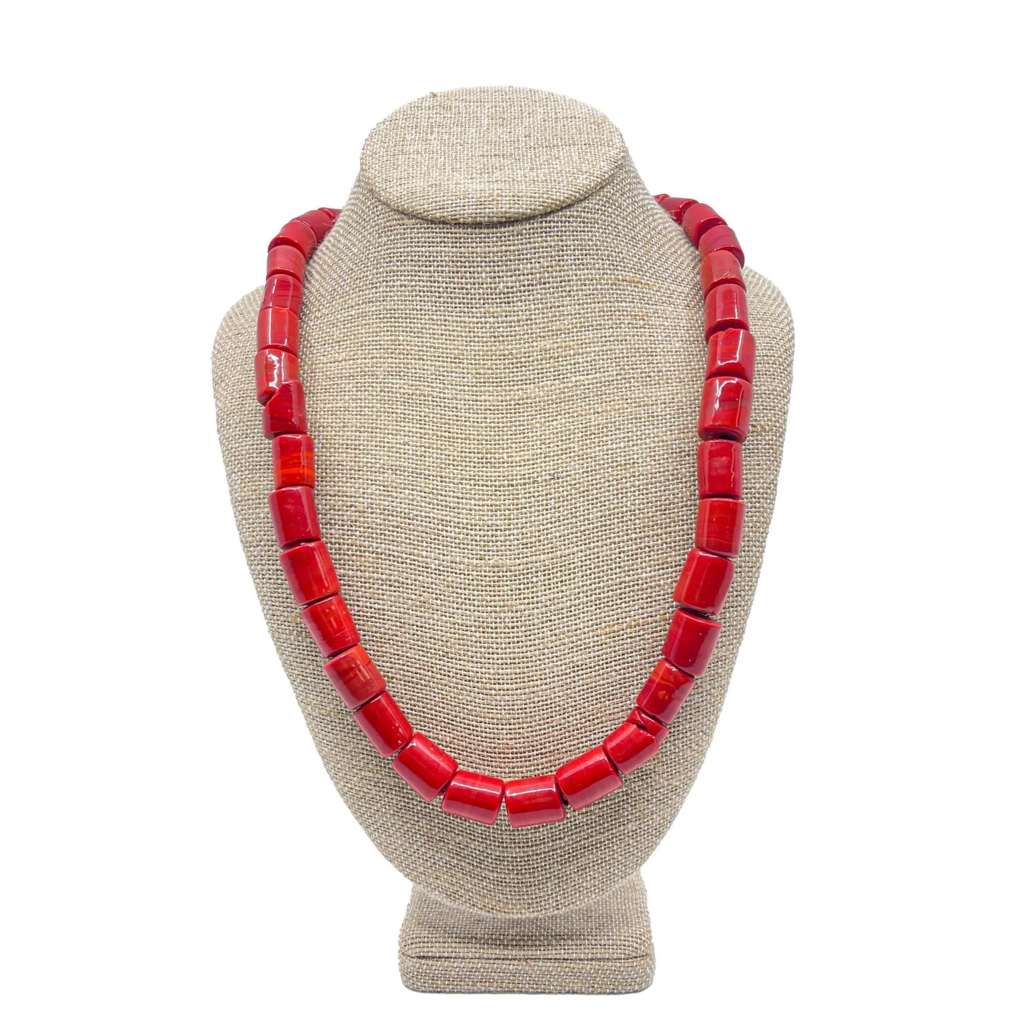 Long Coral Bead