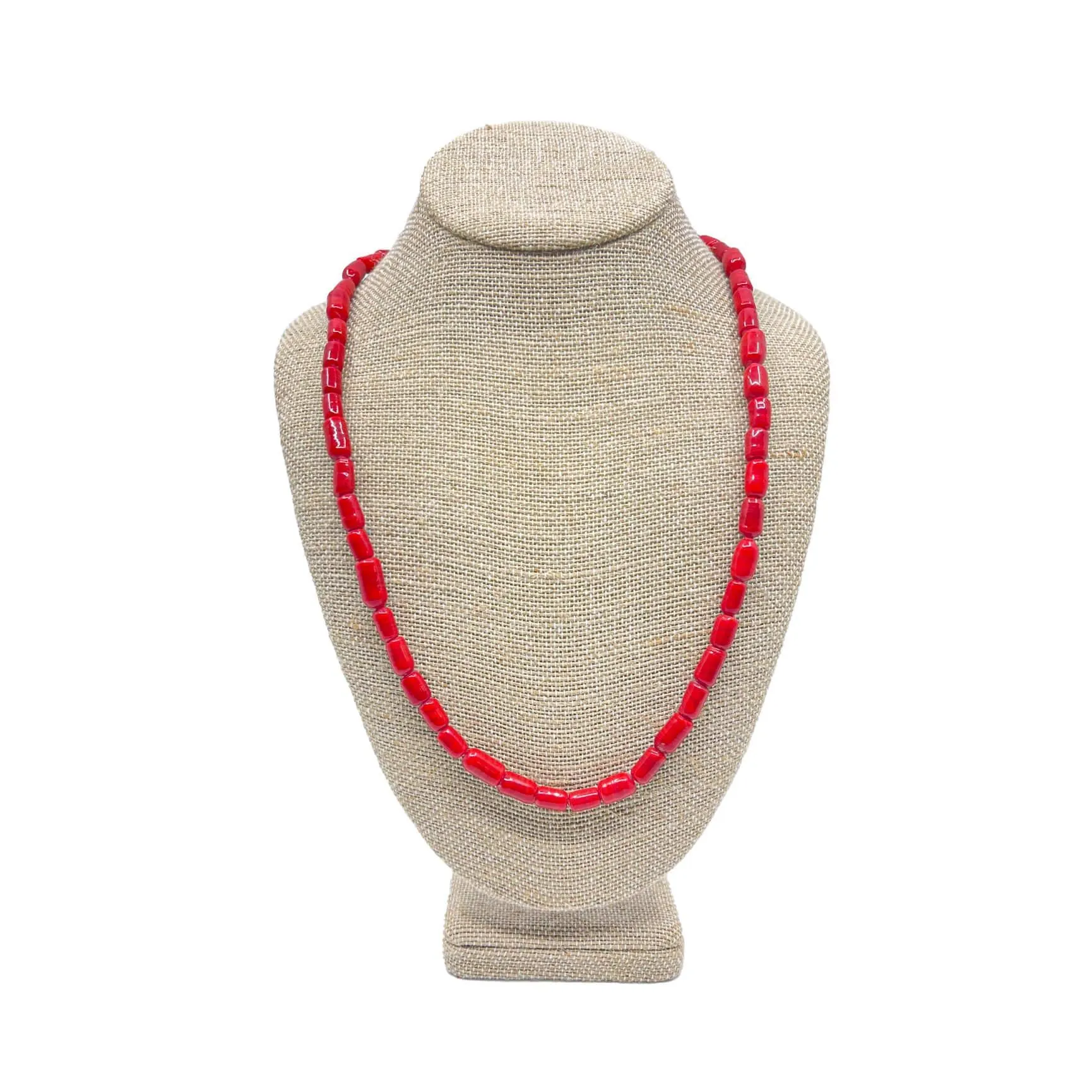 Long Cube Coral Bead