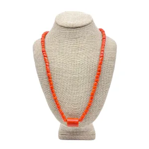 Long Pendant Coral Bead