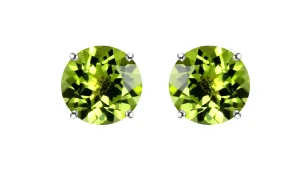 Magnolia 1Ct Sterling Silver Gemstone Stud Earrings