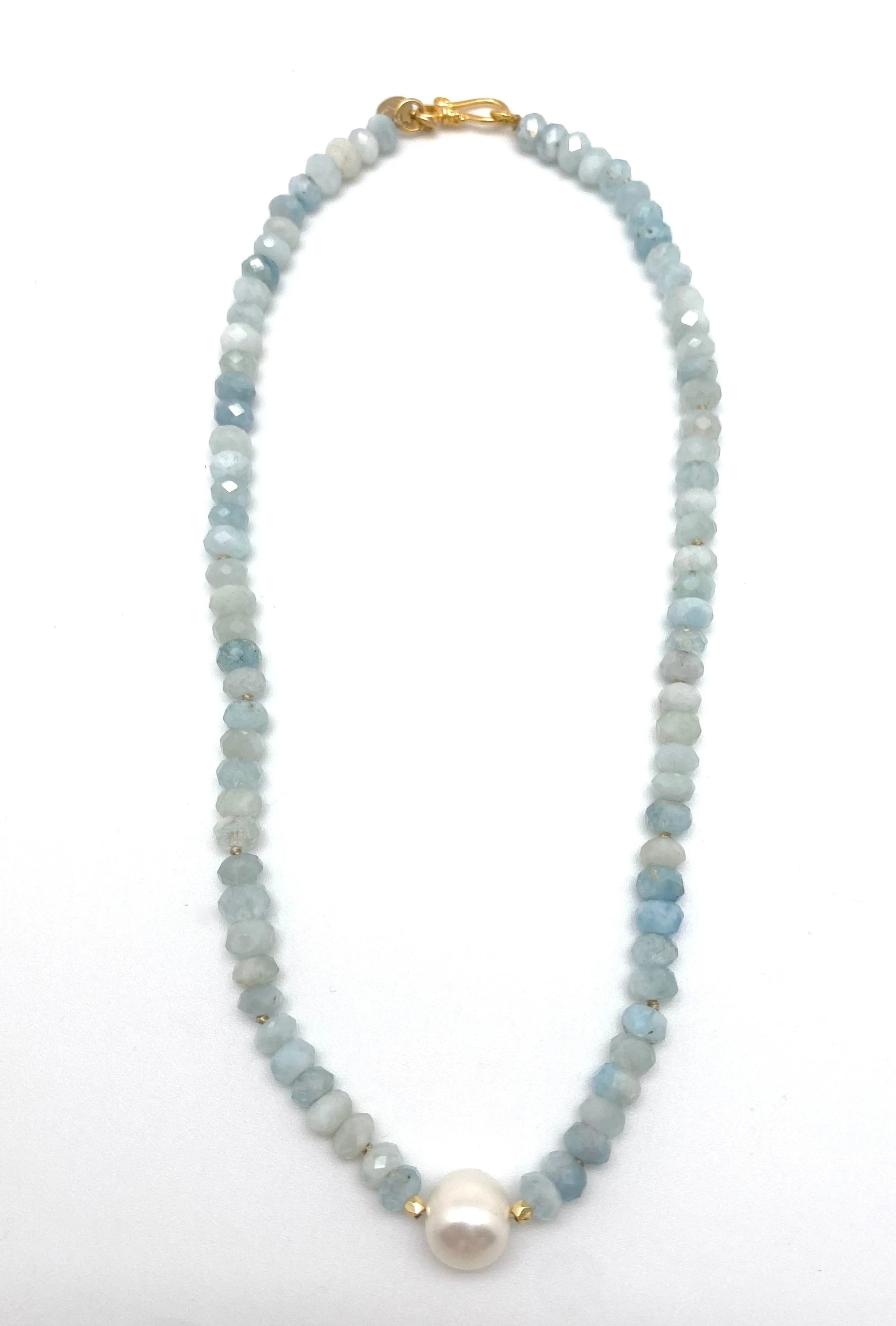 Maja necklace - aquamarine