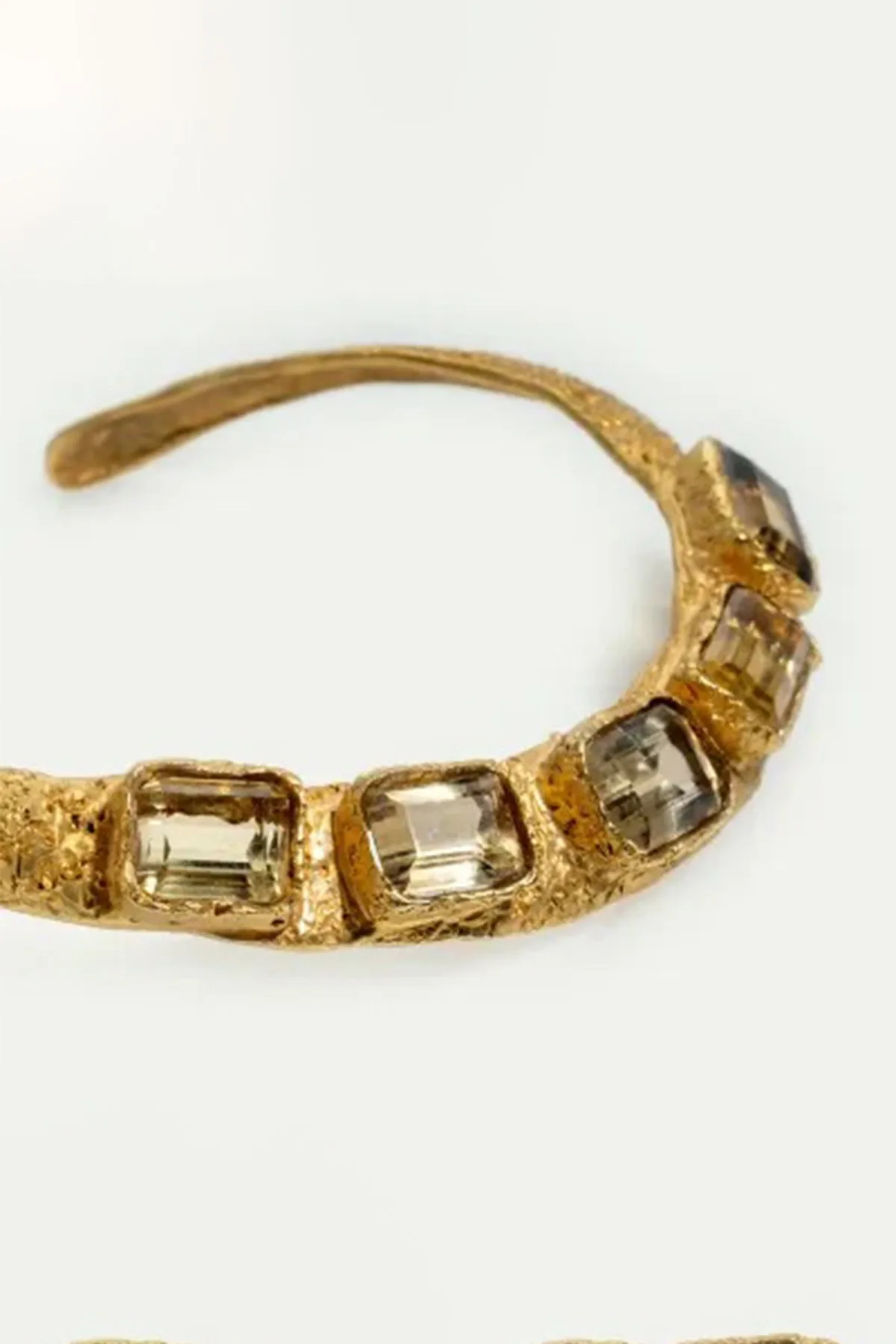MARIE-ALEXANDRINE YVERNAULT | TORQUE CITRINE CLEEIA NECKLACE 12CM