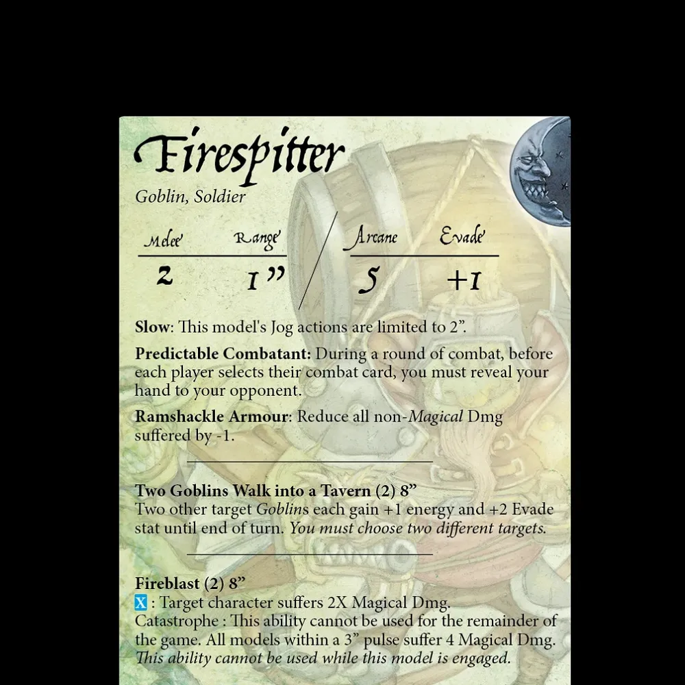 Moonstone Firespitter Goblin Monster Box