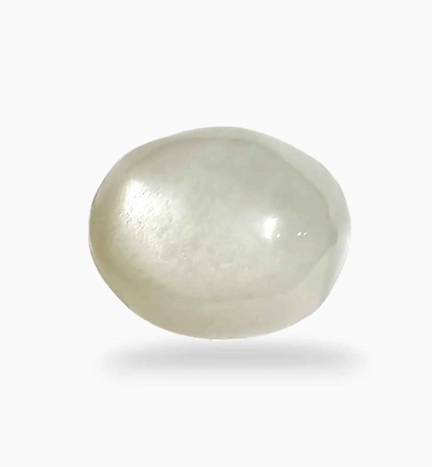 Natural Milky Moonstone Gemstone 19.88 Carats Oval Cabochon Shape 17.5x14.2mm