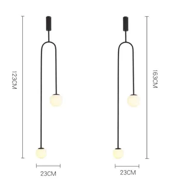Radley U-shaped Suspension Balls Pendant Lamp