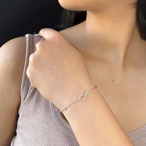 Rosegold Infinity Bracelet