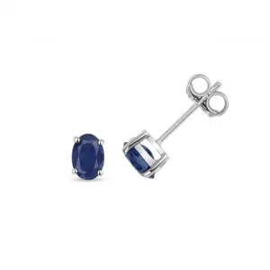 Sapphire Stud Earrings ED242WS