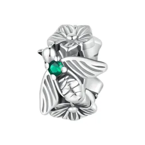 Silver Flower Charm
