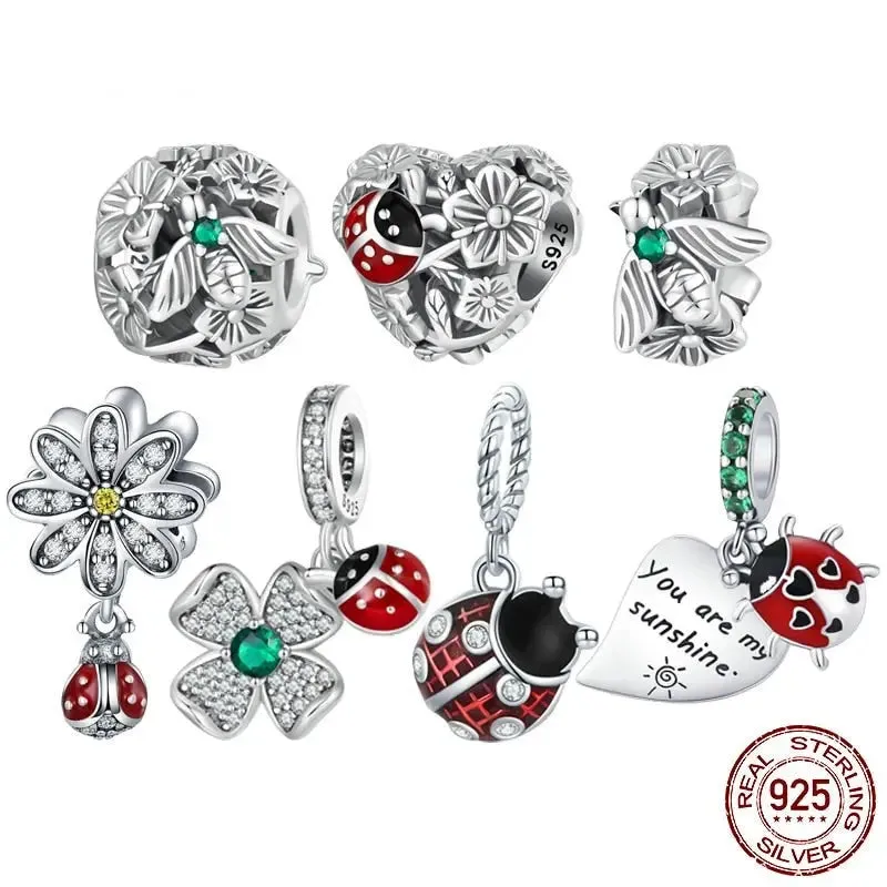 Silver Flower Charm