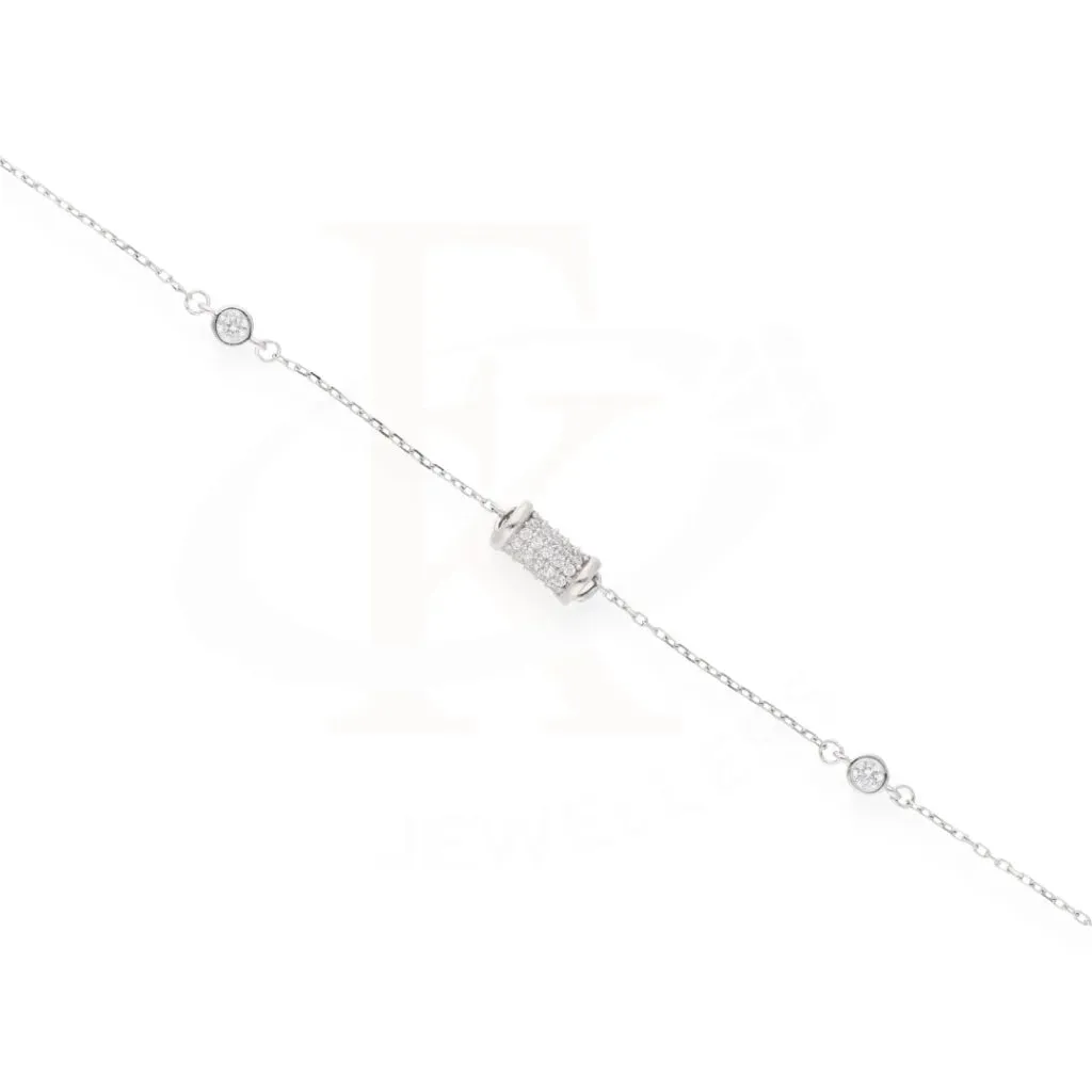 Sterling Silver 925 Cubic Zirconia Bracelet - FKJBRLSL8081