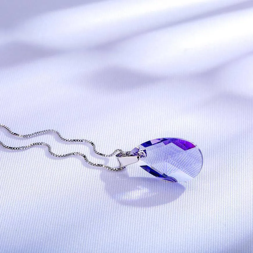 SWAROVSKI WaterDrop Shaped Pendant Necklace