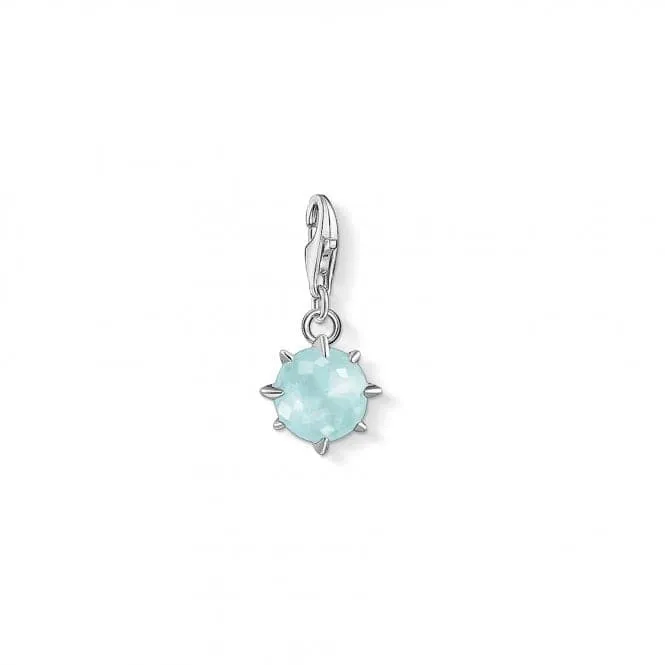 Thomas Sabo Milky Aquamarine March Birthstone Charm 1791-694-31