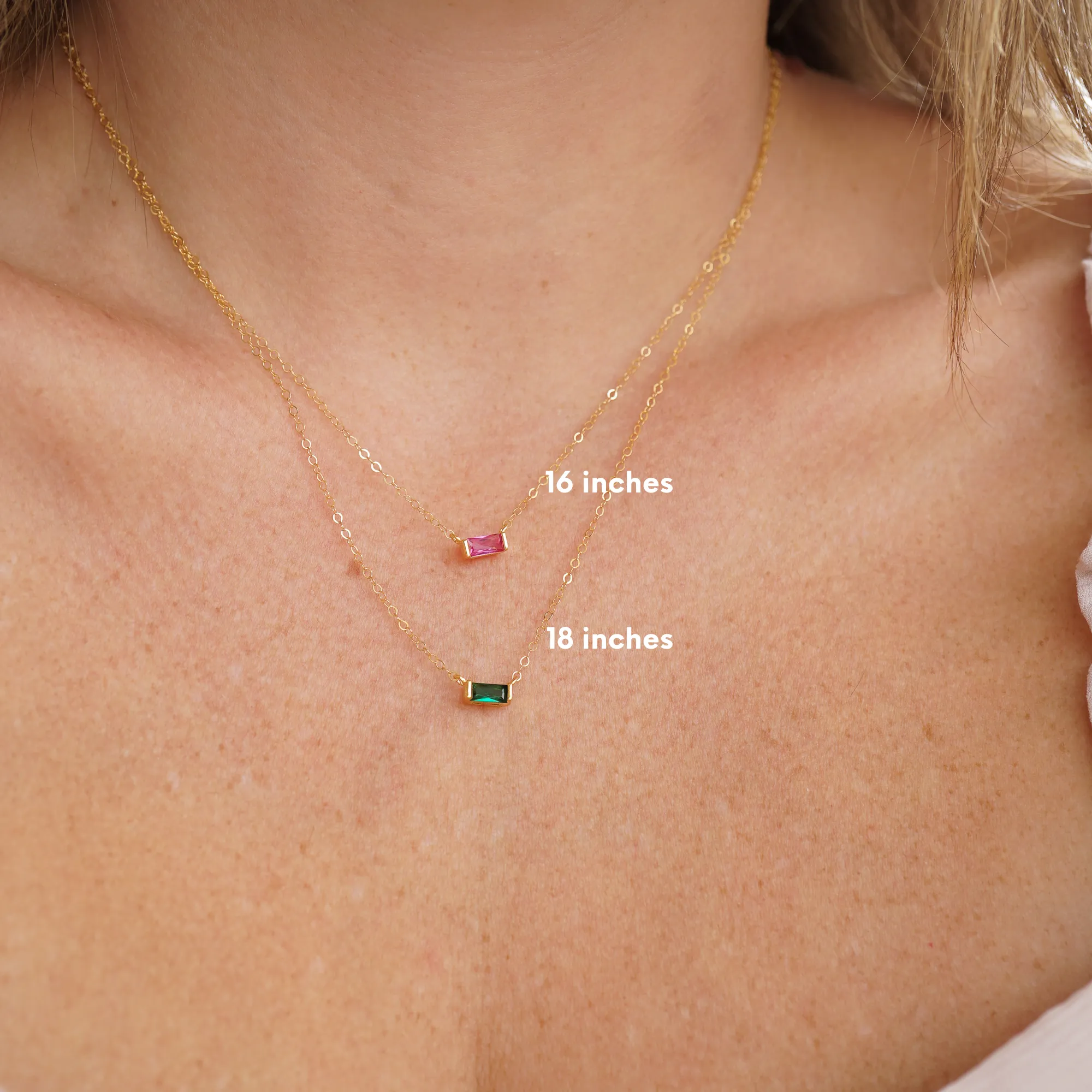 Tiny November Birthstone Necklace