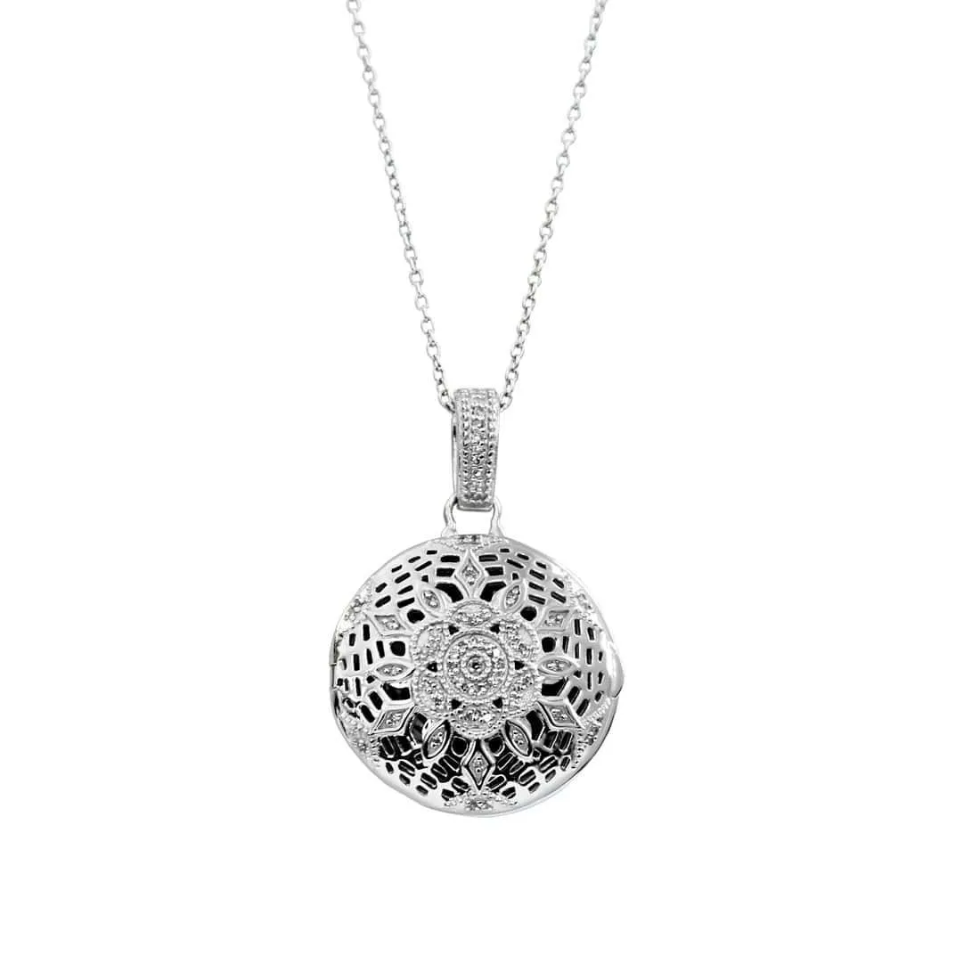 Violet Custom Photo Locket Necklace